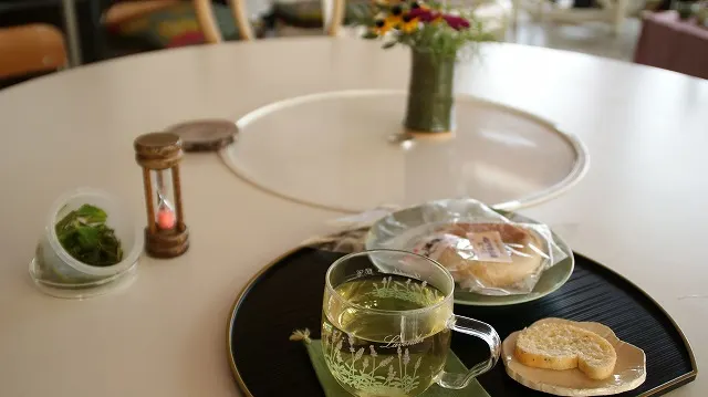 とびしまのお茶で一服