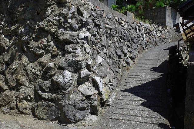 石垣のあるとびしまの景色